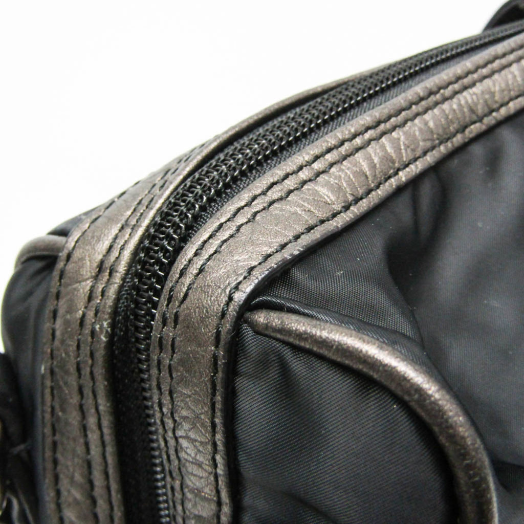 Burberry · Nylon & Leather Tote