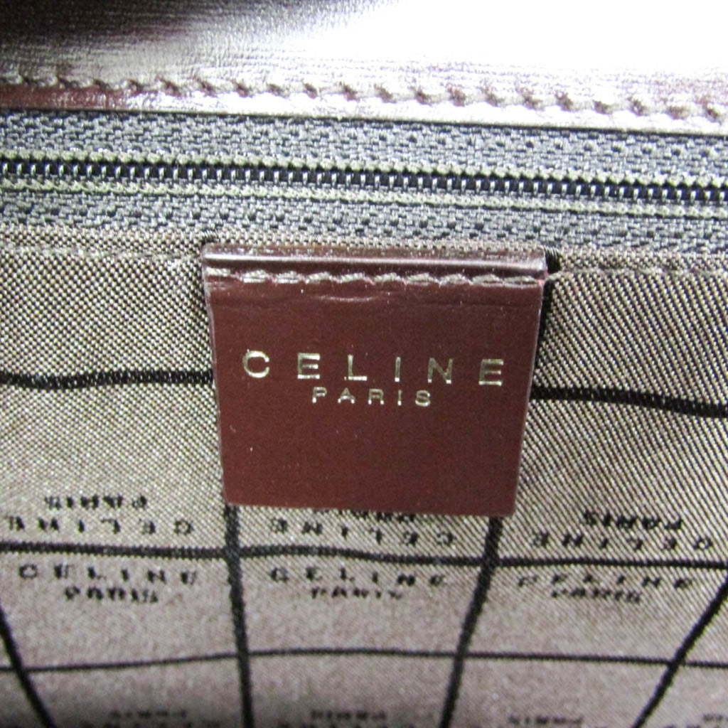 Celine Vintage Front Pocket Tote · Leather