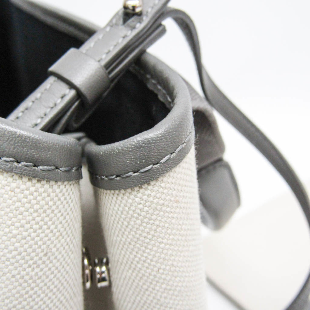 Balenciaga Navy Cabas S · Canvas & Leather