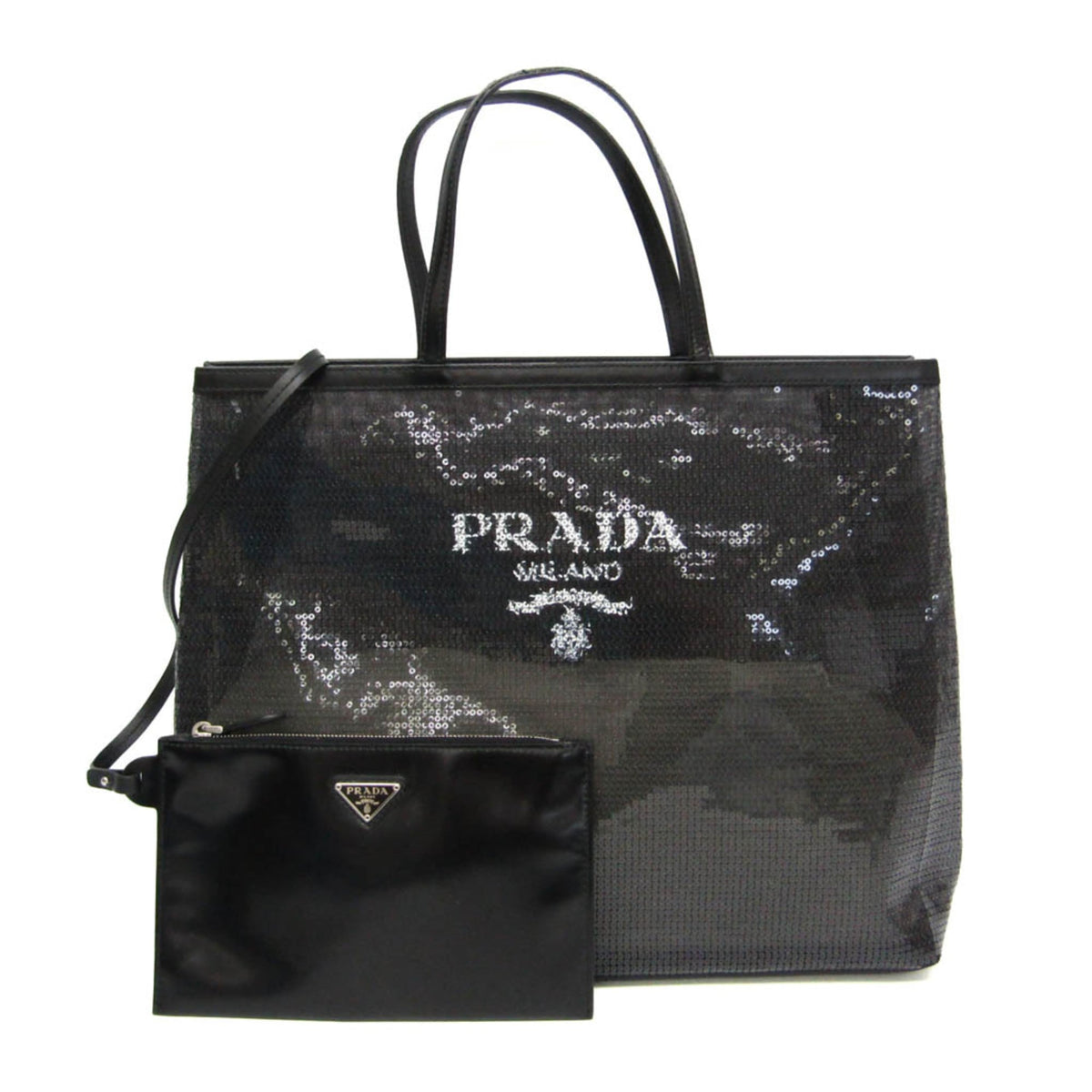 Prada Rete Paillettes · Sequin Mesh Tote