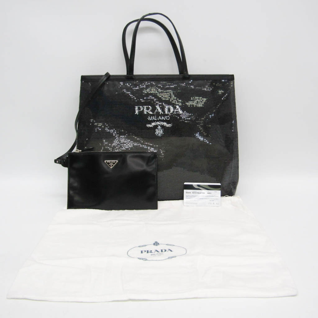 Prada Rete Paillettes · Sequin Mesh Tote