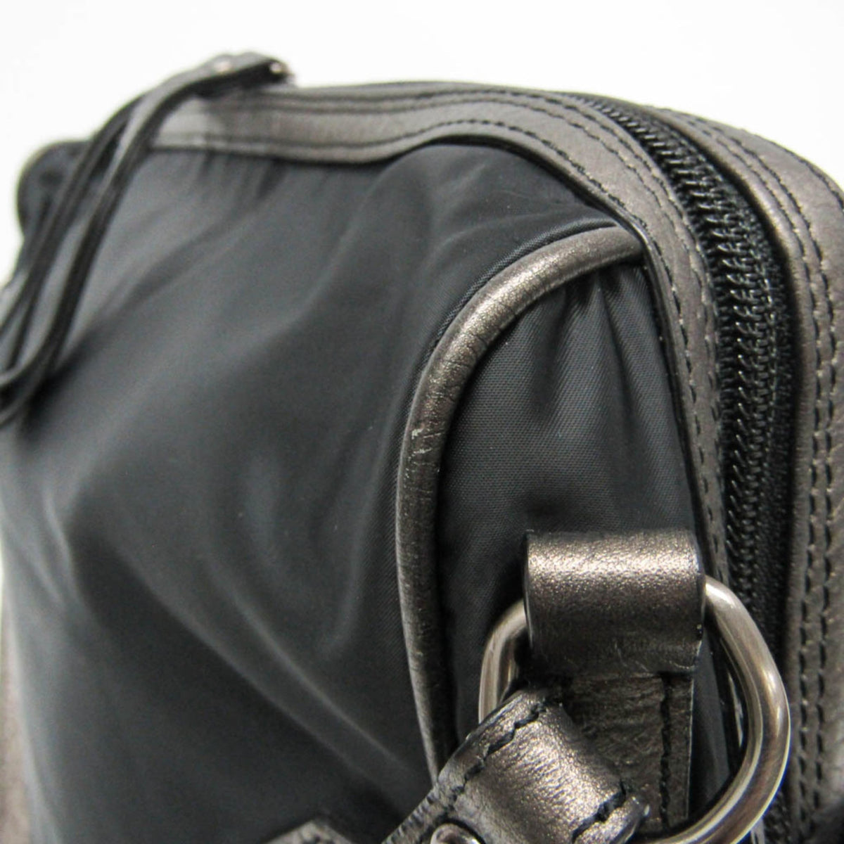 Burberry · Nylon & Leather Tote