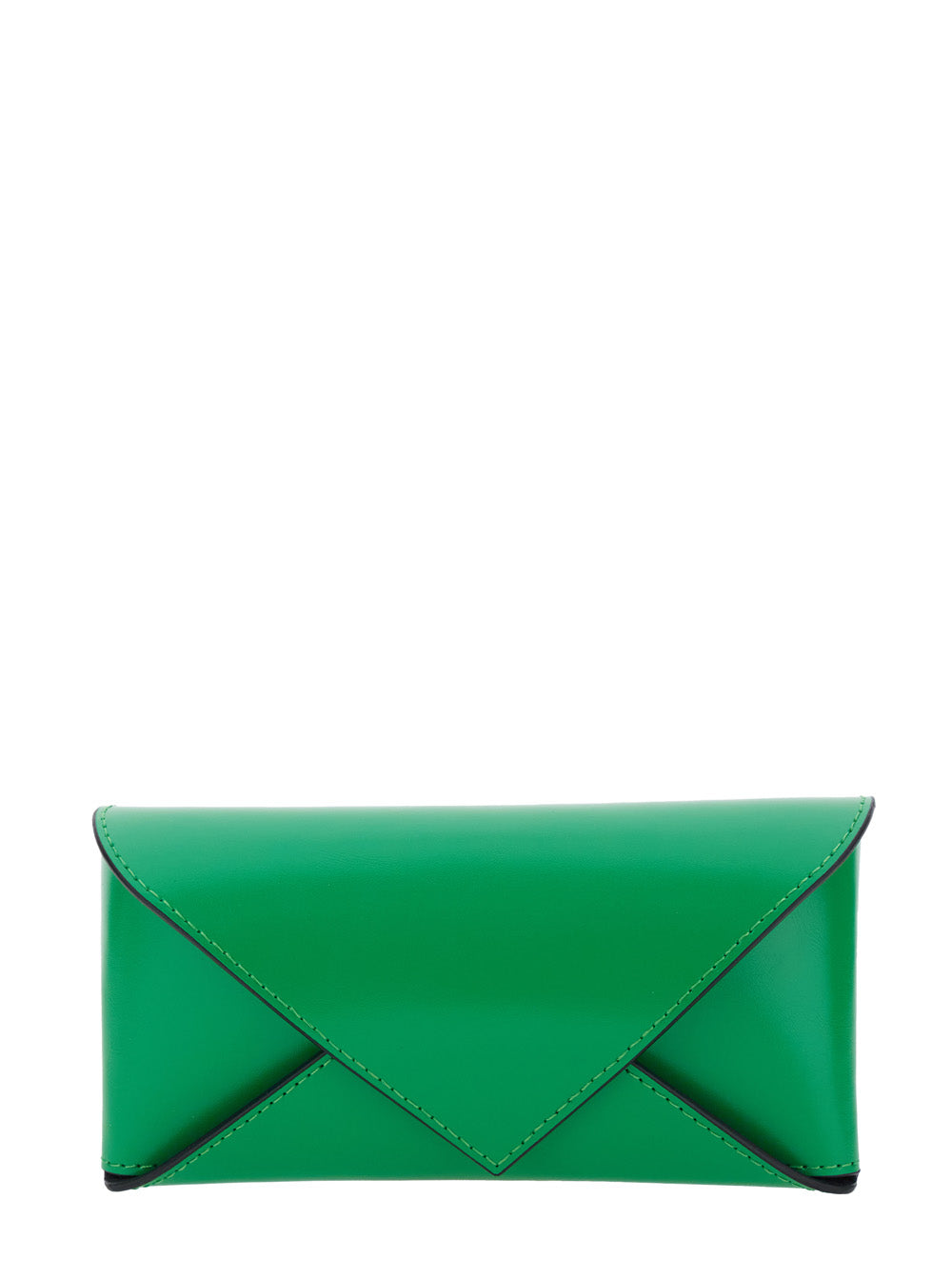 Bottega Veneta Women Green Sunglasses With Cat-Eye Design And Knot Detail On The Temples In Metal Woman