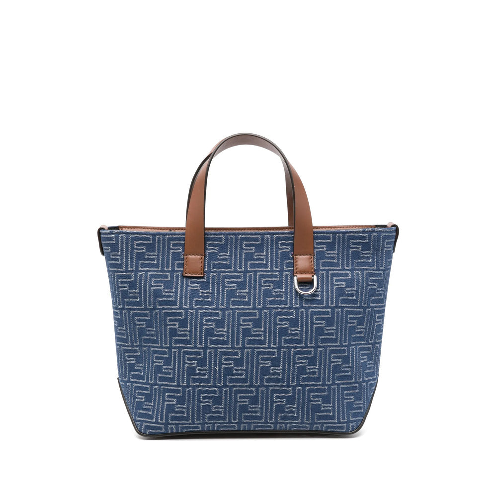Fendi Blue Tote Bags Men