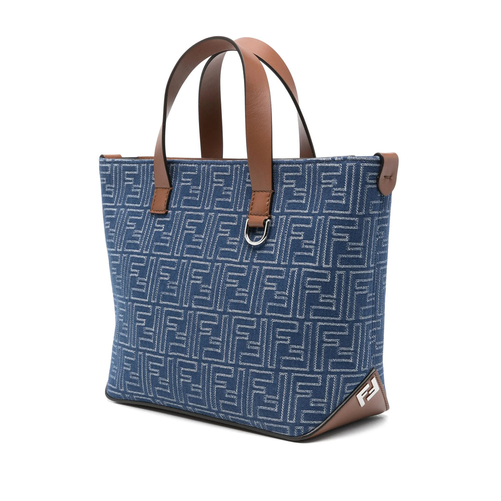 Fendi Blue Tote Bags Men
