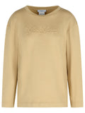Max Mara 'Berma' Sweatshirt In Silk And Caramel Cotton Women