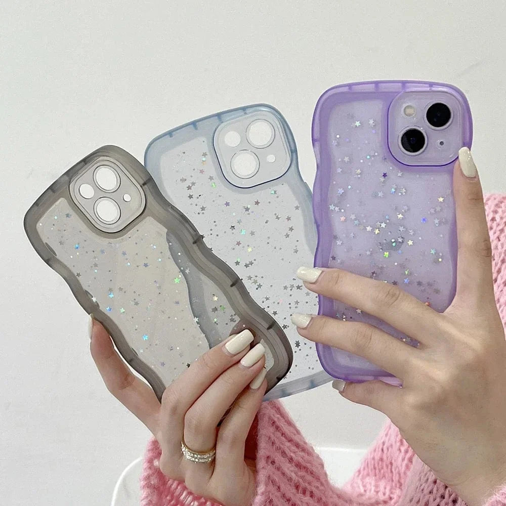 Glue Star Wavy iPhone Case