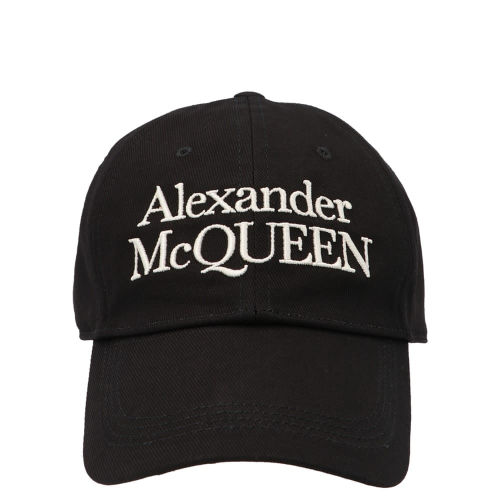 ALEXANDER MCQUEEN Classic Cotton Hat for Men - SS25 Collection