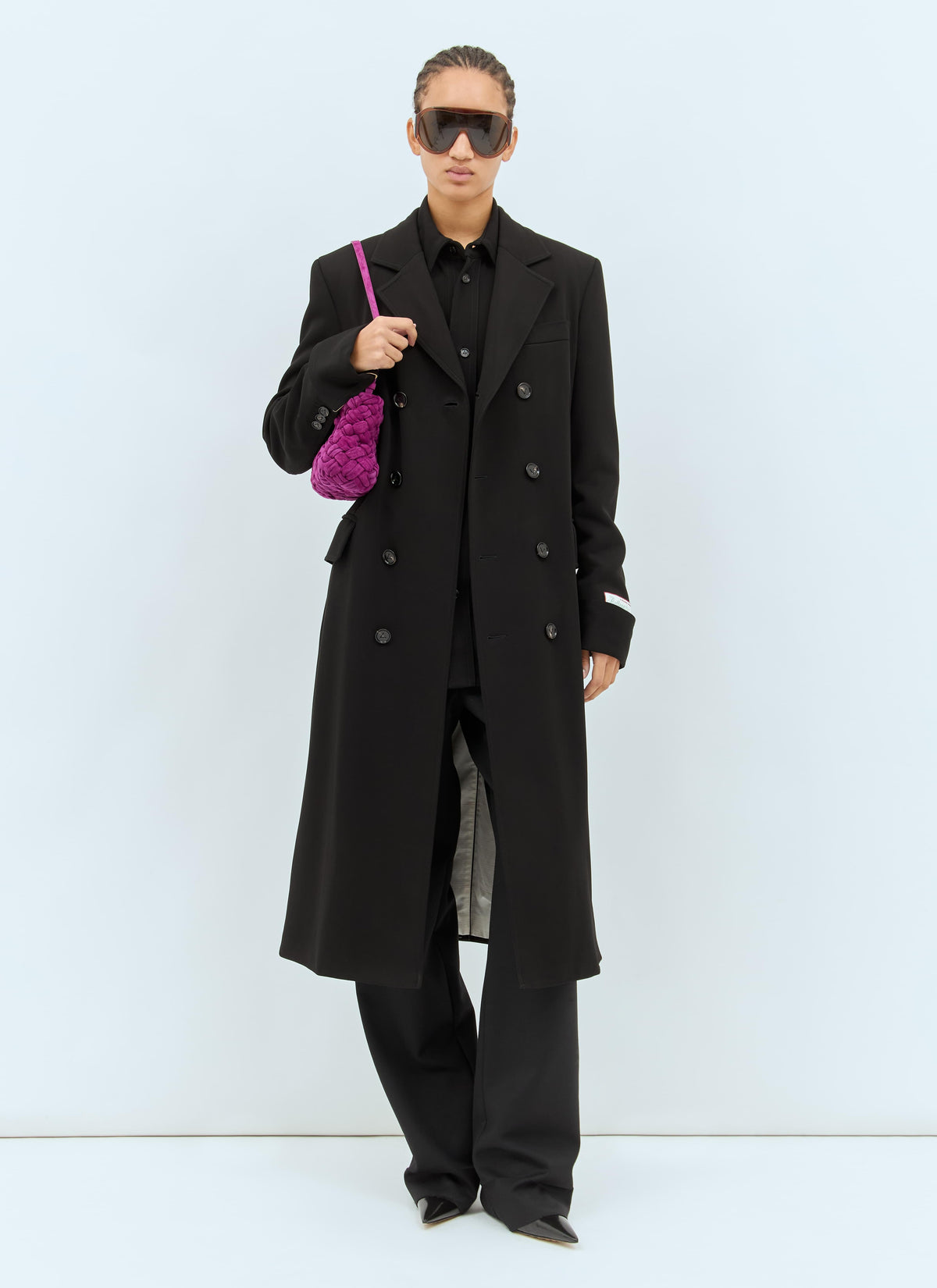 Bottega Veneta Women Matt Fluid Viscose Jersey Coat