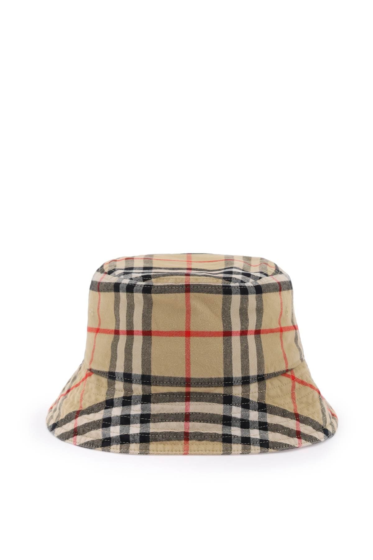 BURBERRY Embroidered Cotton Bucket Hat for Men