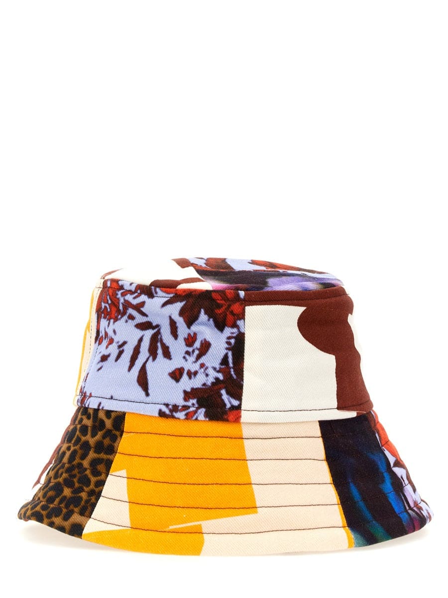DRIES VAN NOTEN Contrast Stitching Bucket Hat