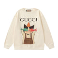 GUCCI Beige Cotton Jersey Sweatshirt New & Authentic