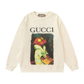 GUCCI Beige Cotton Jersey Sweatshirt New & Authentic