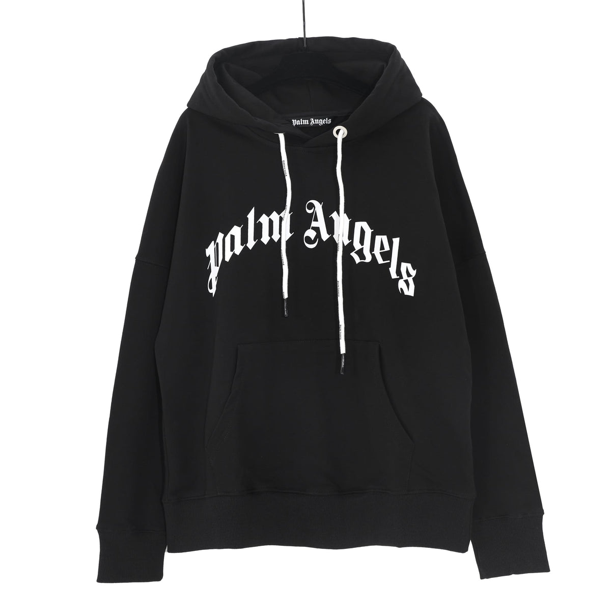 Palm Angels Logo-Print Sweatshirt Black/White