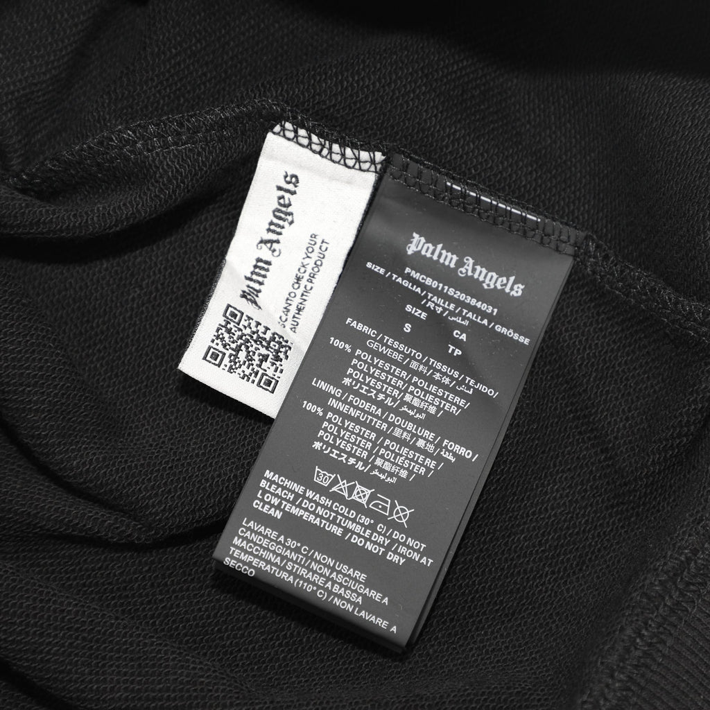 Palm Angels Logo-Print Sweatshirt Black/White