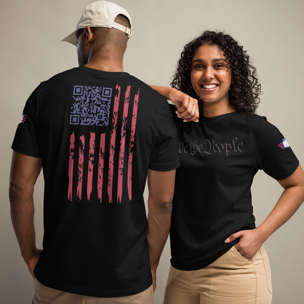We the People easter-egg QR Code - Trump Dance - Unisex t-shirt