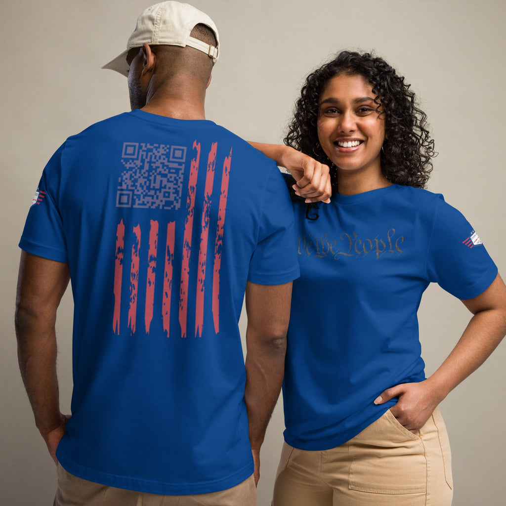 We the People easter-egg QR Code - Trump Dance - Unisex t-shirt